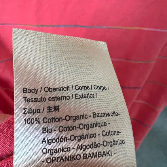 Scotch & Soda Coral Striped Short Sleeve Tee - XL - Picture 6 of 6